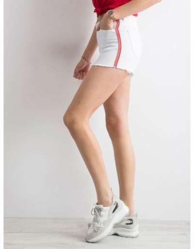 Női rövidnadrág csíkos ROMANITA fehér