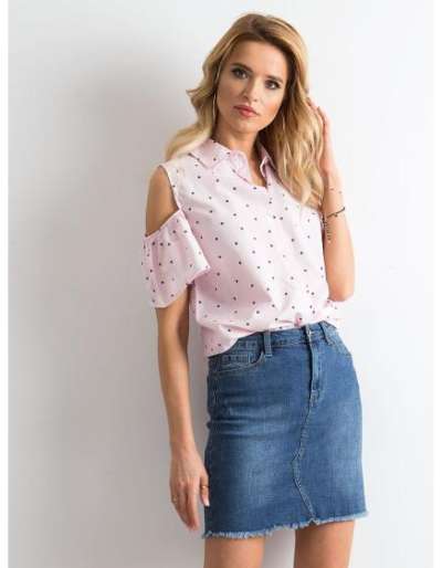 Női mini farmer szoknya GERA kék