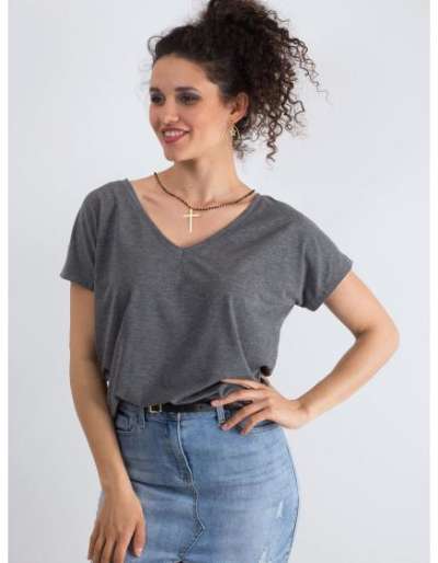 Női póló EMORY sötétszürke