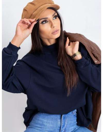 Női pulóver TWIST tengerészkék