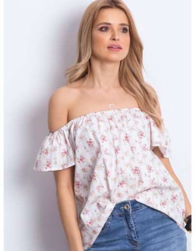 Női blúz HOLDALL fehér