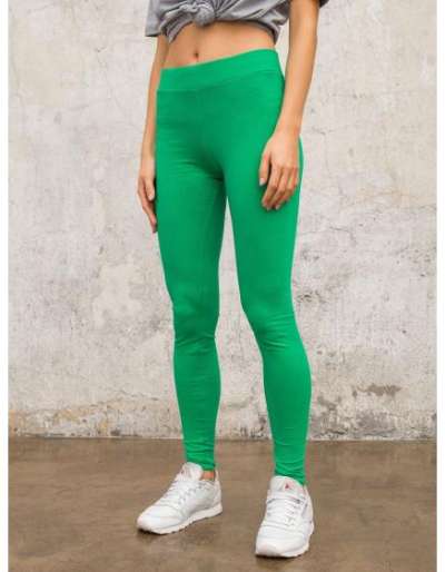 Női leggings BASIC zöld