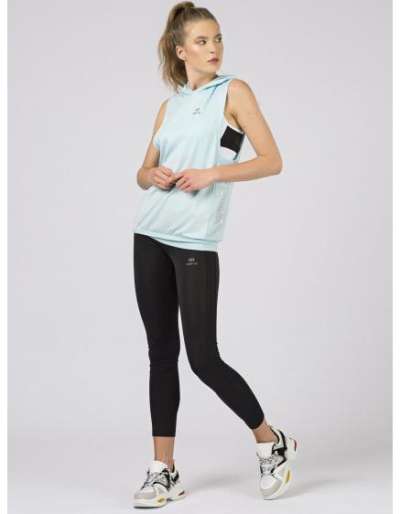 Női kapucnis pulóver TOMMY LIFE világoskék