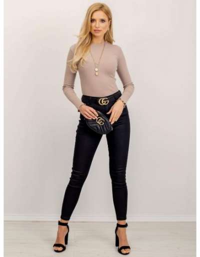 Női blúz Bianca RUE PARIS RUE PARIS sötét bézs