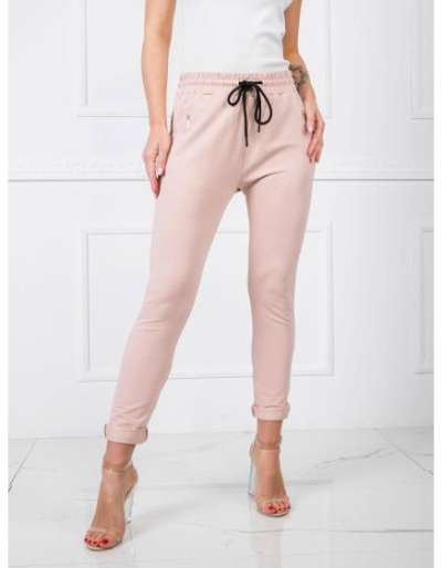 Női nadrág BUNNY por rózsaszínű