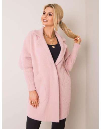 NORA alpaka kabát rózsaszín