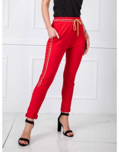 Női nadrág SHIRLEY piros