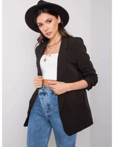 Női blézer Eva OCH BELLA fekete