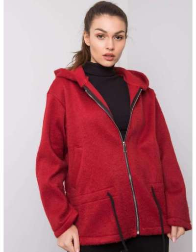 Női kabát AUDREY bordó