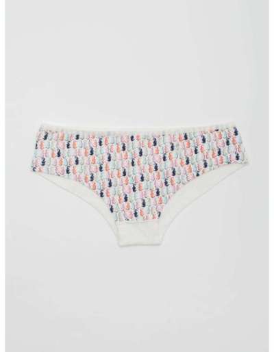 Női pamut bugyi BELLA fehér