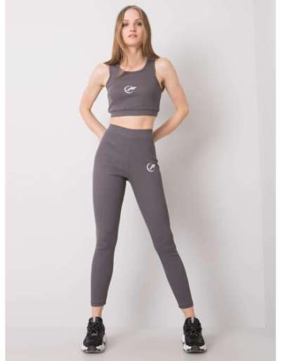 Hailie FOR FITNESS női szett sötétszürke