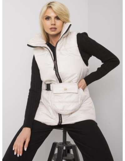 Női pehely mellény EFFIE ekrü