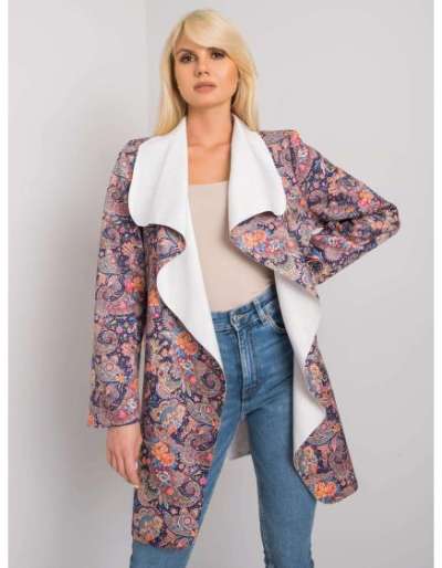 Női mintás kabát AGGIE lila