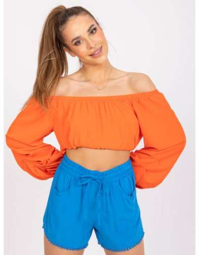 Miya FRESH MADE női nyári viszkóz rövidnadrág kék