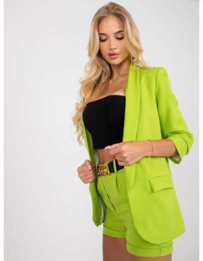 Női 3/4 ujjú, kétrészes szett elegáns ARGUS világoszöld