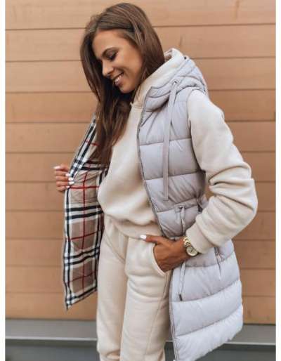 Női mellény KERIS bézs