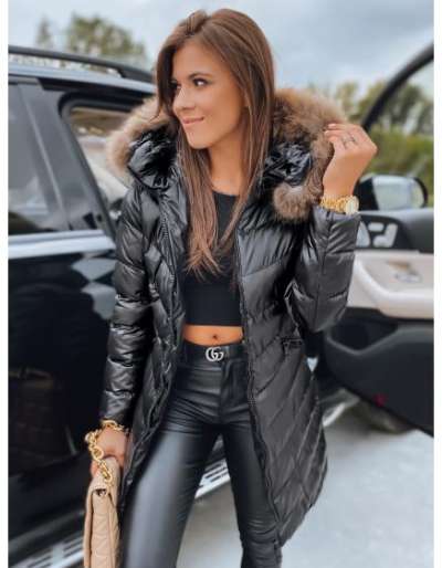 Női télikabát PREMIUM fekete