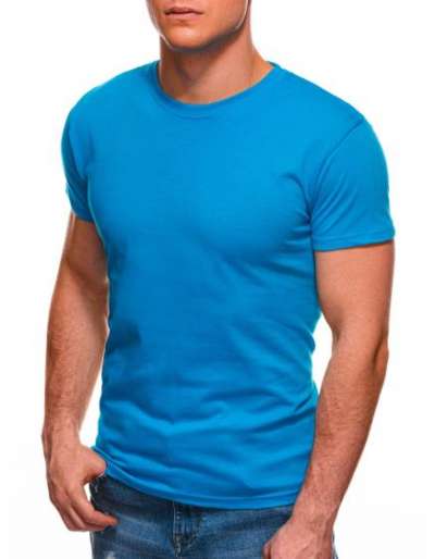 Férfi egyszínű póló TIMO türkizkék