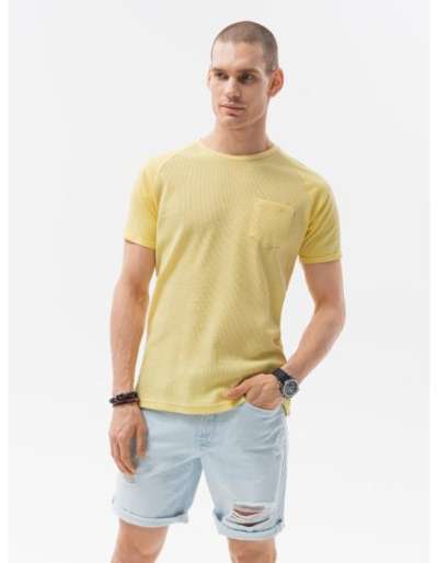 Férfi sima ing DECLAN sárga