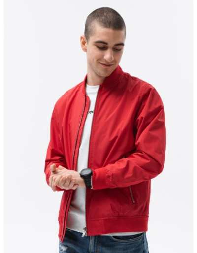 Férfi bomber dzseki HARVEY piros
