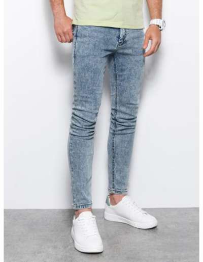 Férfi SKINNY FIT farmer világoskék