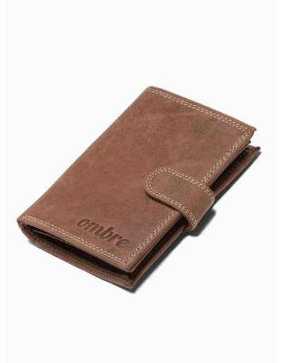 Férfi bőr pénztárca JAY világosbarna