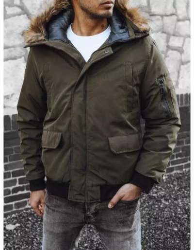 Férfi télikabát AVAK zöld