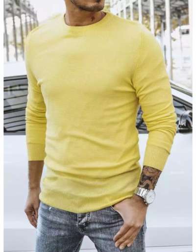Férfi pulóver CLASSIC sárga