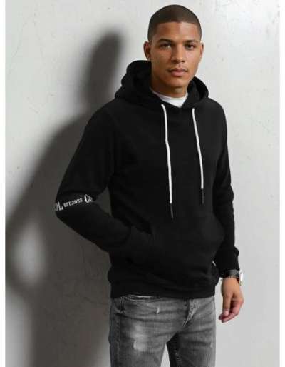 Férfi pulóver CHAIM fekete