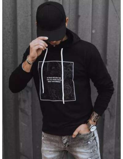 Férfi pulóver CORBIN fekete