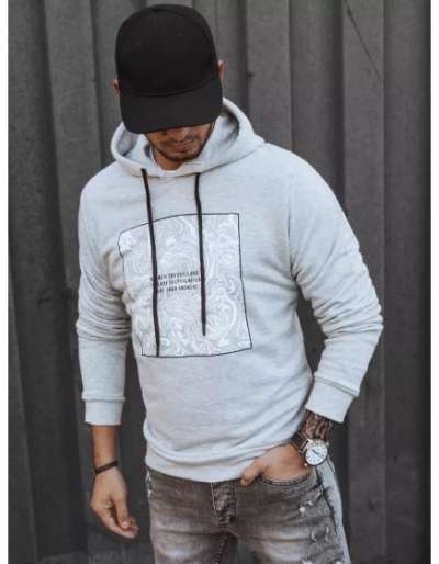 Férfi pulóver CORBIN szürke