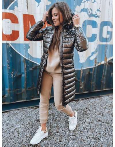 Női kabát LESSI mokkabarna