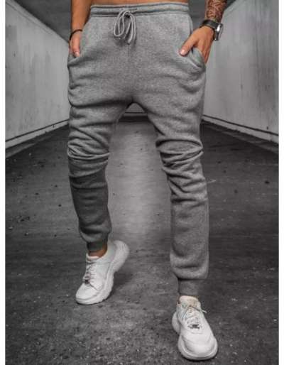 Férfi melegítőnadrág KEVIN világosszürke