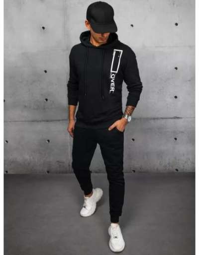 Férfi edzőruha AGUSTIN fekete