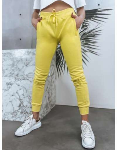 Női melegítőnadrág FITS sárga