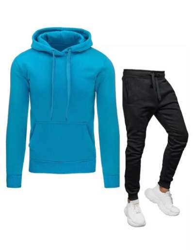 Férfi tréningruha VELA kék és fekete