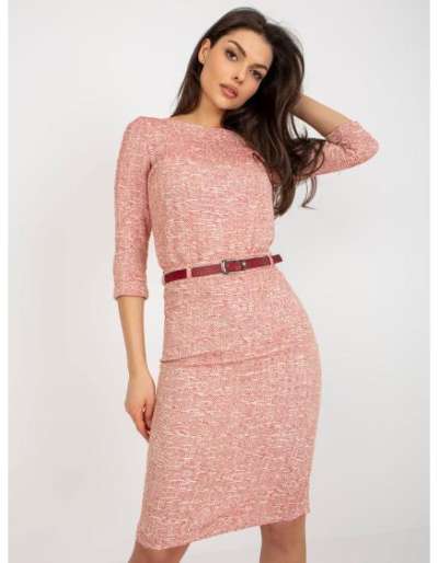 Női szoknya MIRI piros és bézs színben