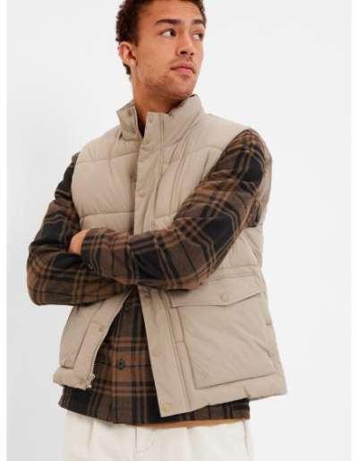 Steppelt mellény cipzárral