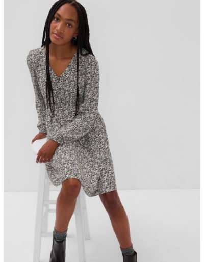 Tinédzser mintás ruha Lenzing™ Ecovero™