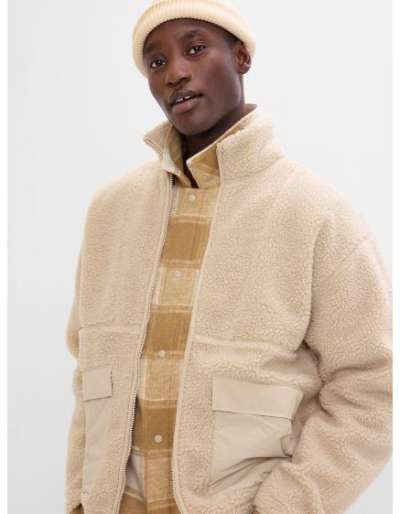 Cipzáras sherpa kabát