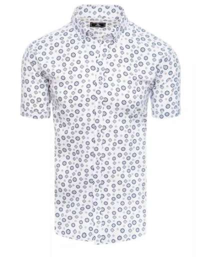 Férfi rövid ujjú póló W47 fehér