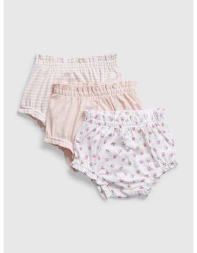 Baba felhúzható rövidnadrág, 3 db