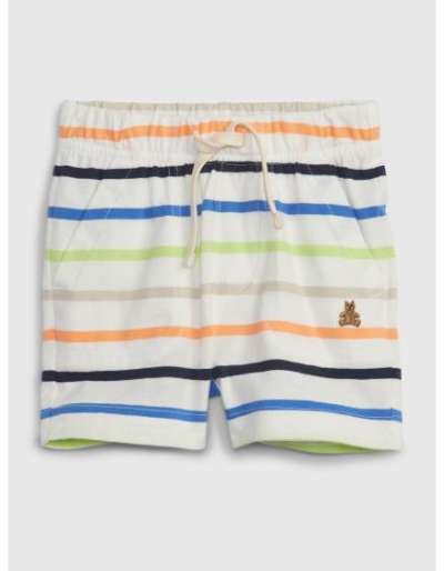 Baba csíkos rövidnadrág organikus