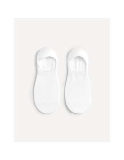 Misible pamut láthatatlan zokni Supima® White ON