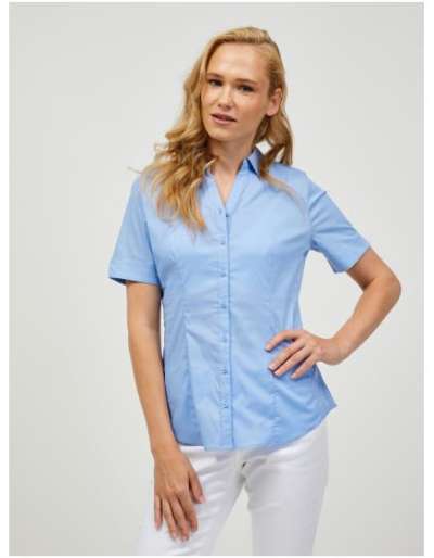 Világoskék rövid ujjú ing