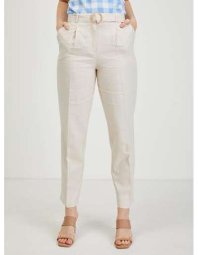 Bézs színű női nadrág