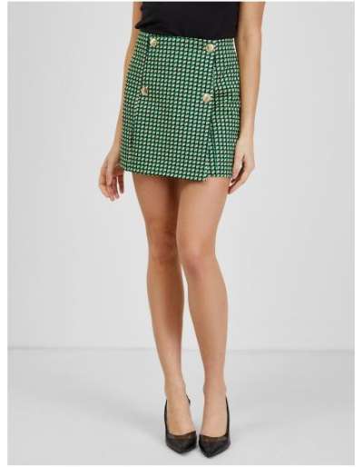 Zöld női kockás szoknya