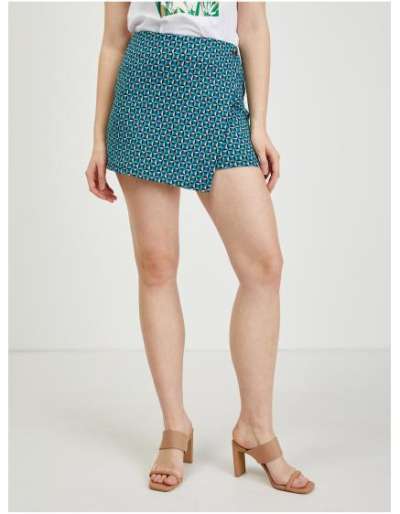 Petrol Női mintás szoknya/nadrág