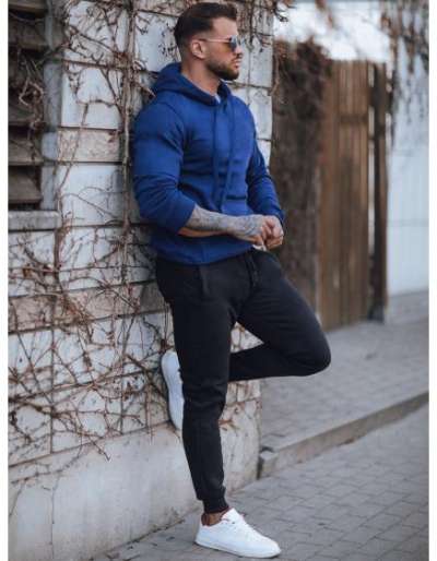 Férfi edzőruha NATOA kék/fekete