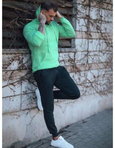 Férfi edzőruha KOLEA menta fekete